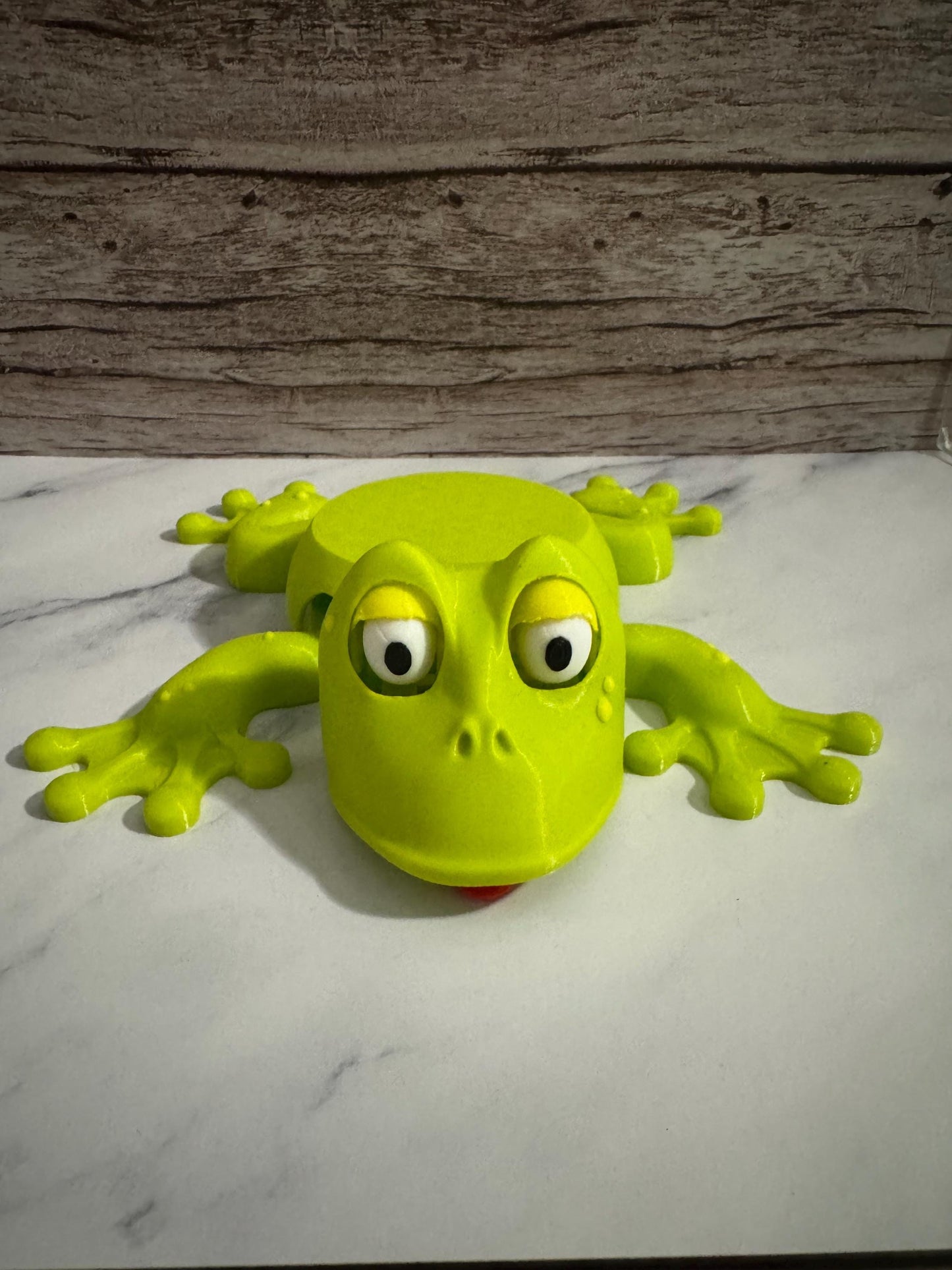Whimsical 3D Printed Frog Coaster - Unique Desk Accessory for Quirky Home & Office Decor