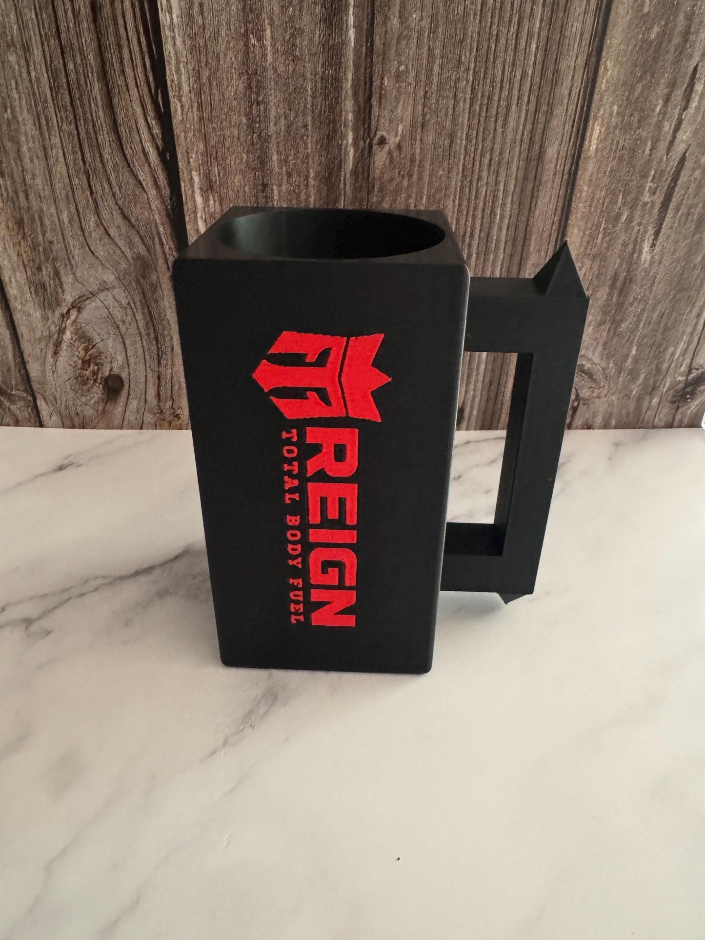 3D Printed Energy Drink Can Holder: Custom 16oz Organizer for Desk, Car - Bang-Inspired Design