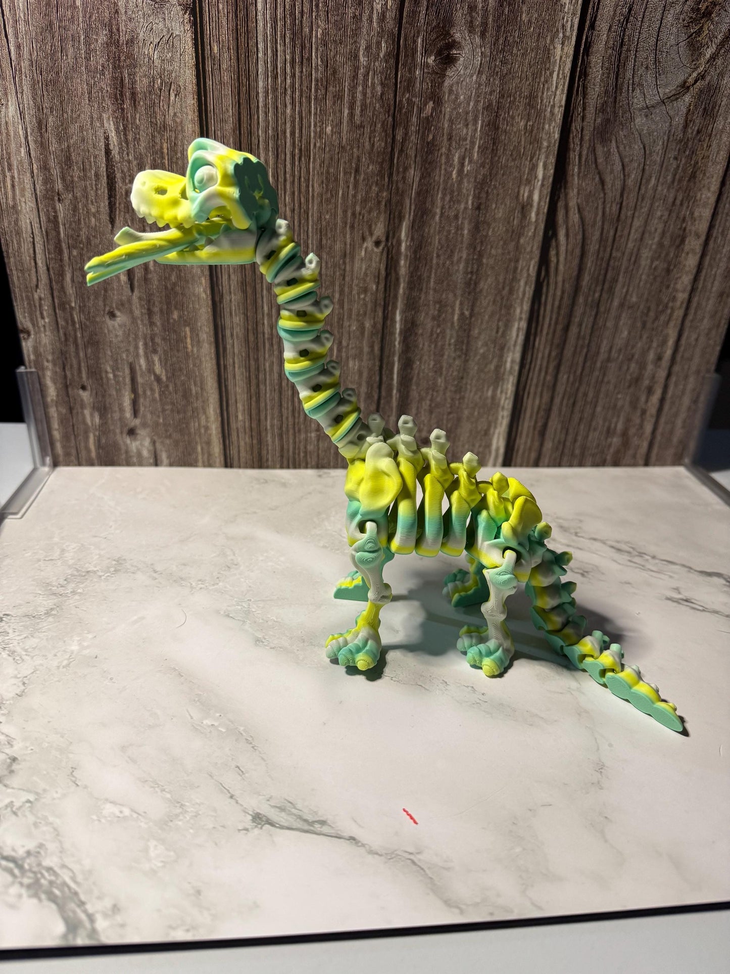 3D Printed Articulated Brachiosaurus Toy - Multicolor Flexi Dinosaur Fidget for Kids & Collectors