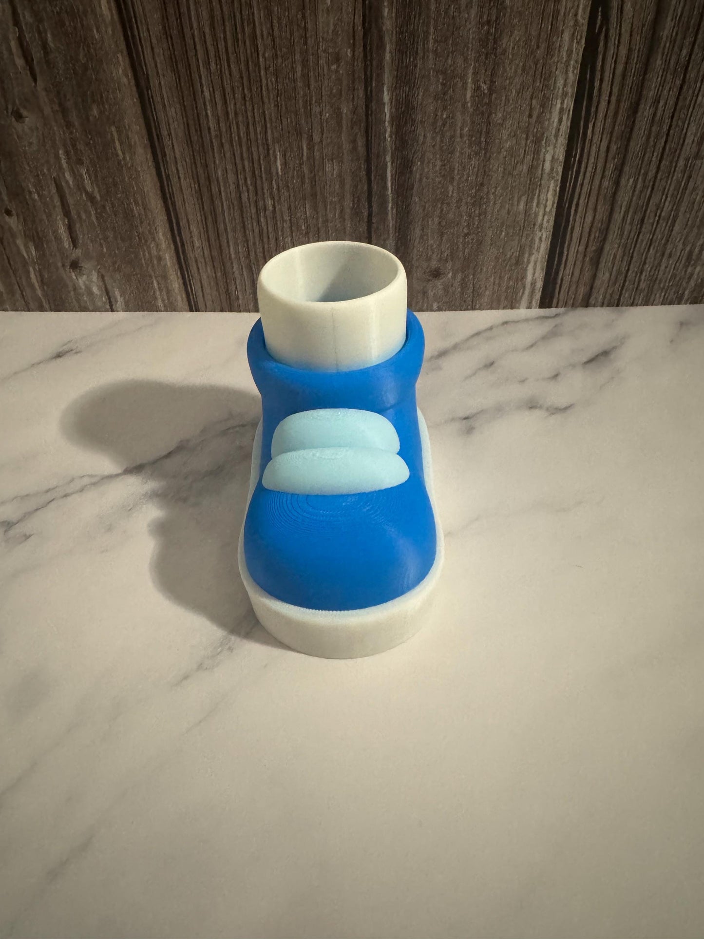3D Printed Shoe-Shaped Pencil Holder: Unique Desk Organizer for Teachers, Students & Office Decor