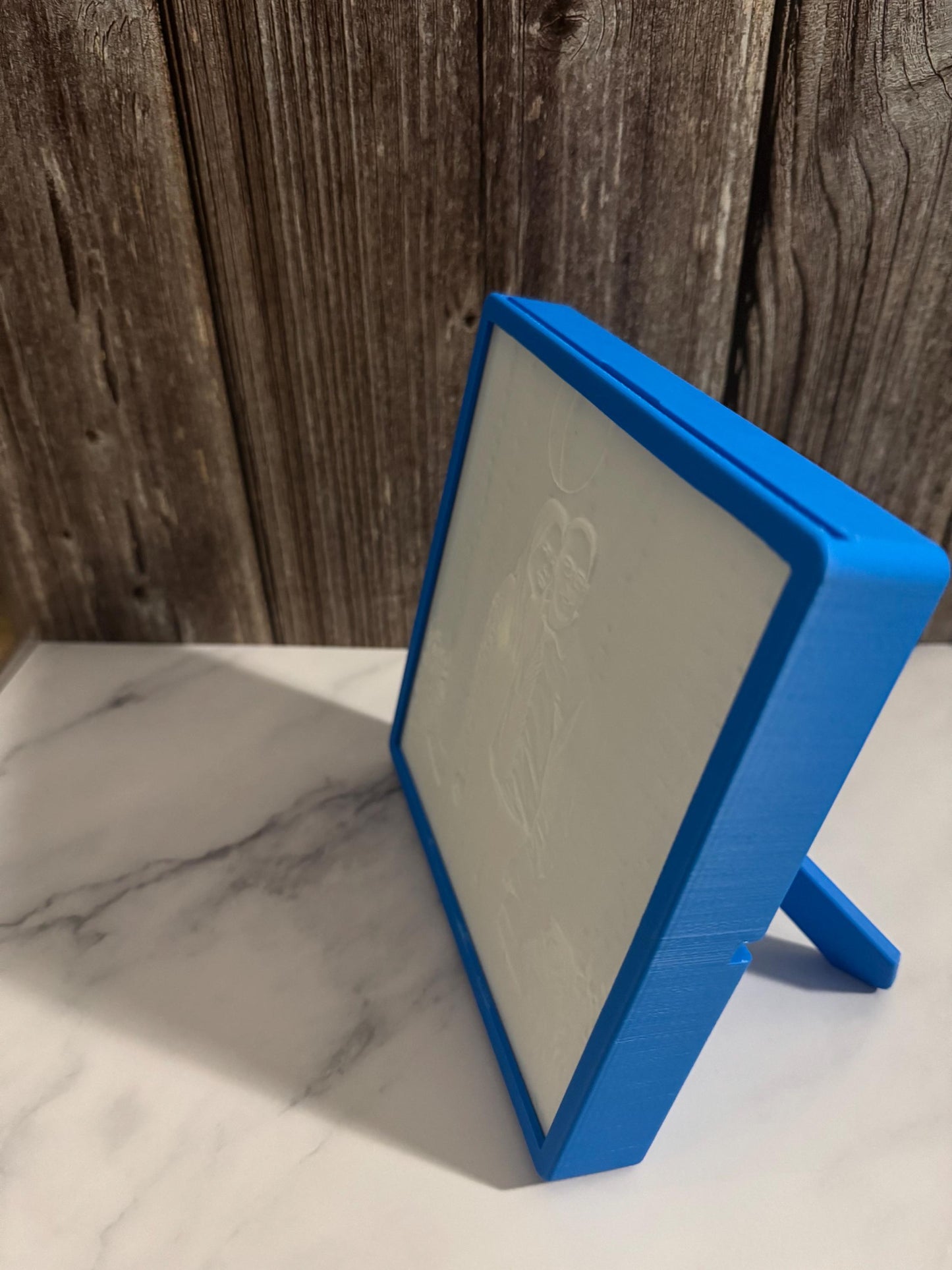 Custom 3D Lithophane Picture Frame: Personalized Backlit Photo Display Gift for Weddings & Anniversaries