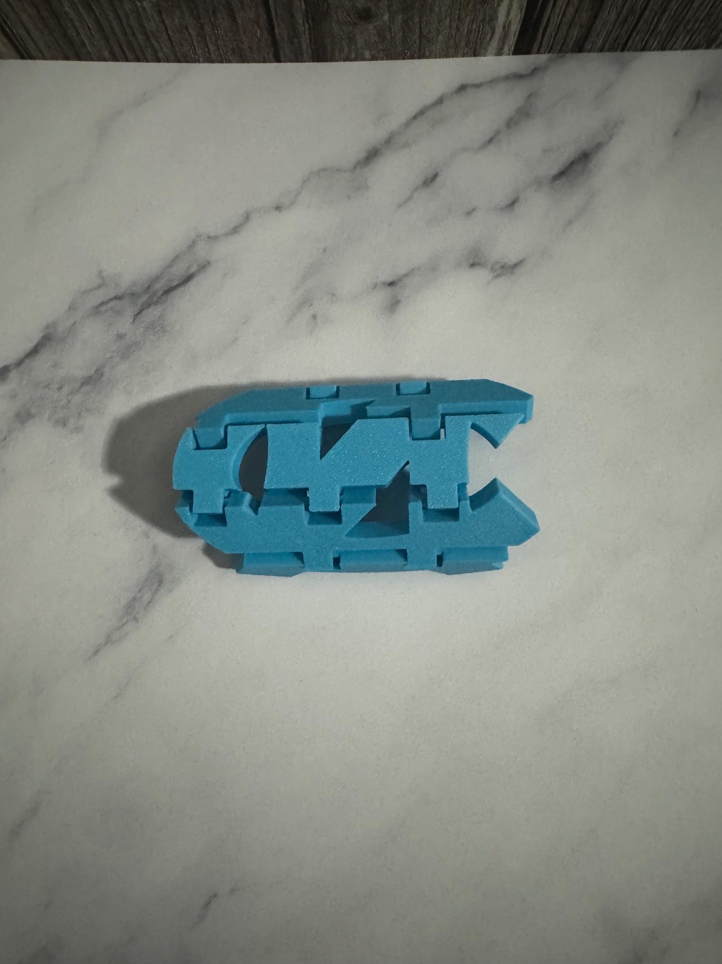UNC Tar Heels 3D Printed Coaster: College Sports Fan Gift