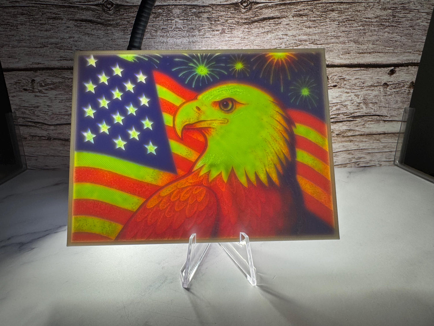 Custom 3D Lithophane Picture Frame: Personalized Backlit Photo Display Gift for Weddings & Anniversaries