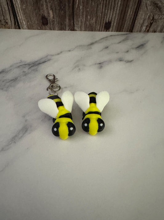 Buzzing Honeybee Decor: Handcrafted Wooden Insect Art for Garden, Home, and Nature Lovers