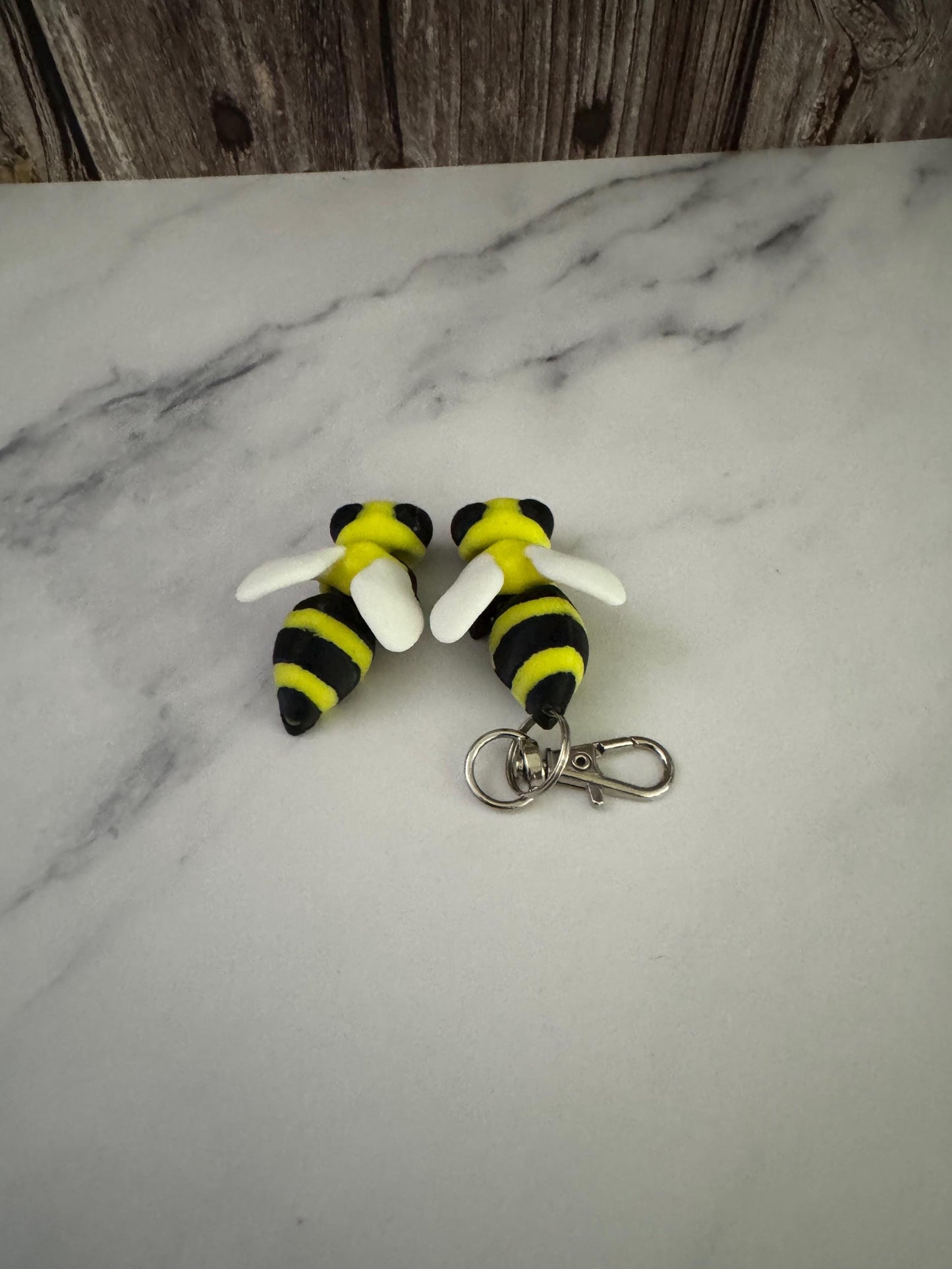 Buzzing Honeybee Decor: Handcrafted Wooden Insect Art for Garden, Home, and Nature Lovers