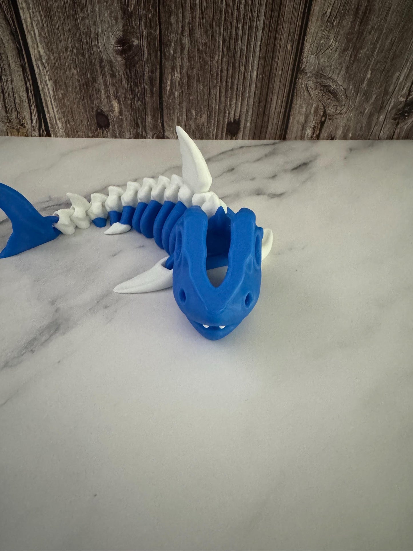 Flexible Blue Shark Toy: Bendable Ocean Predator Figure for Kids, Collectors, and Aquarium Decor
