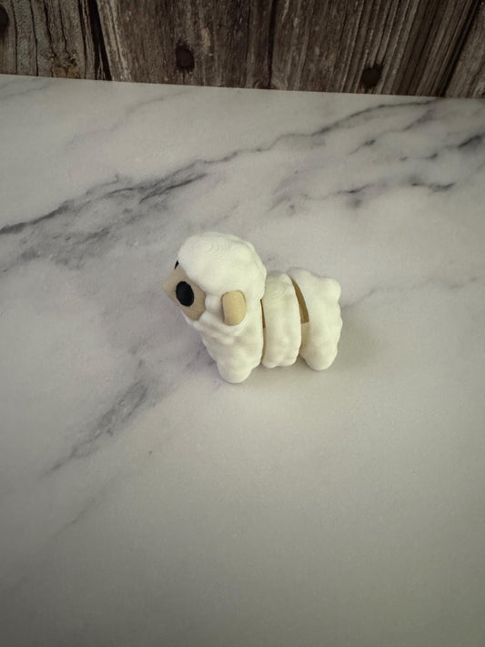 Articulated Sheep 3D printed  Toy: Farm Animal Decor, Zou3D Design