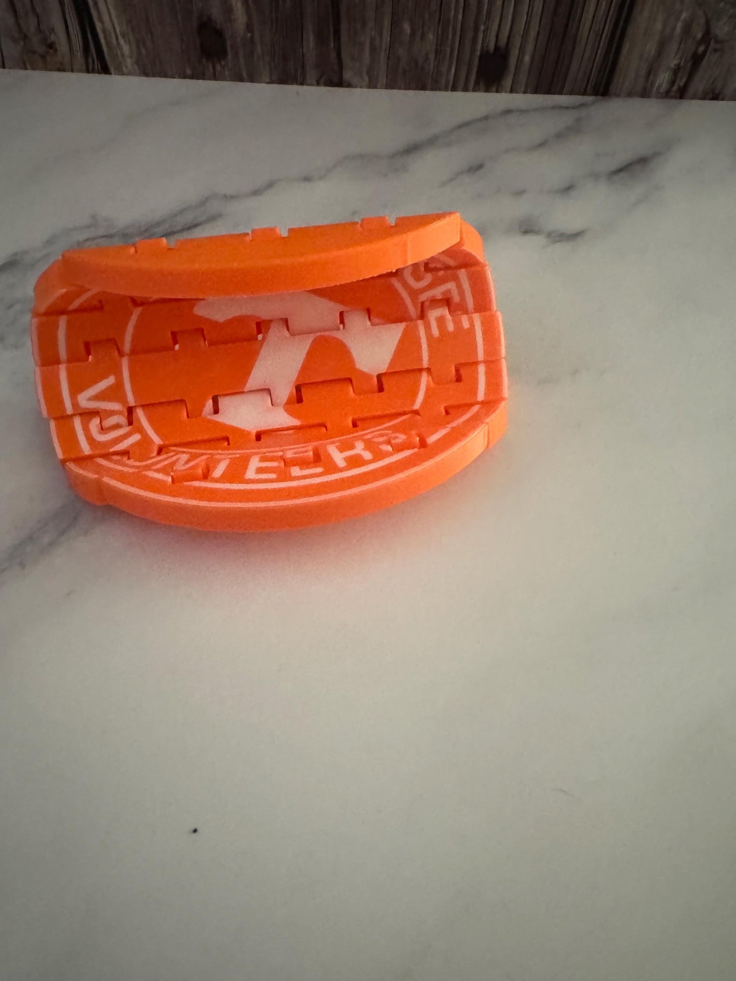 Tennessee Volunteers 3D Printed Flexible Drink Coaster - Unique Home Decor for Sports Fans