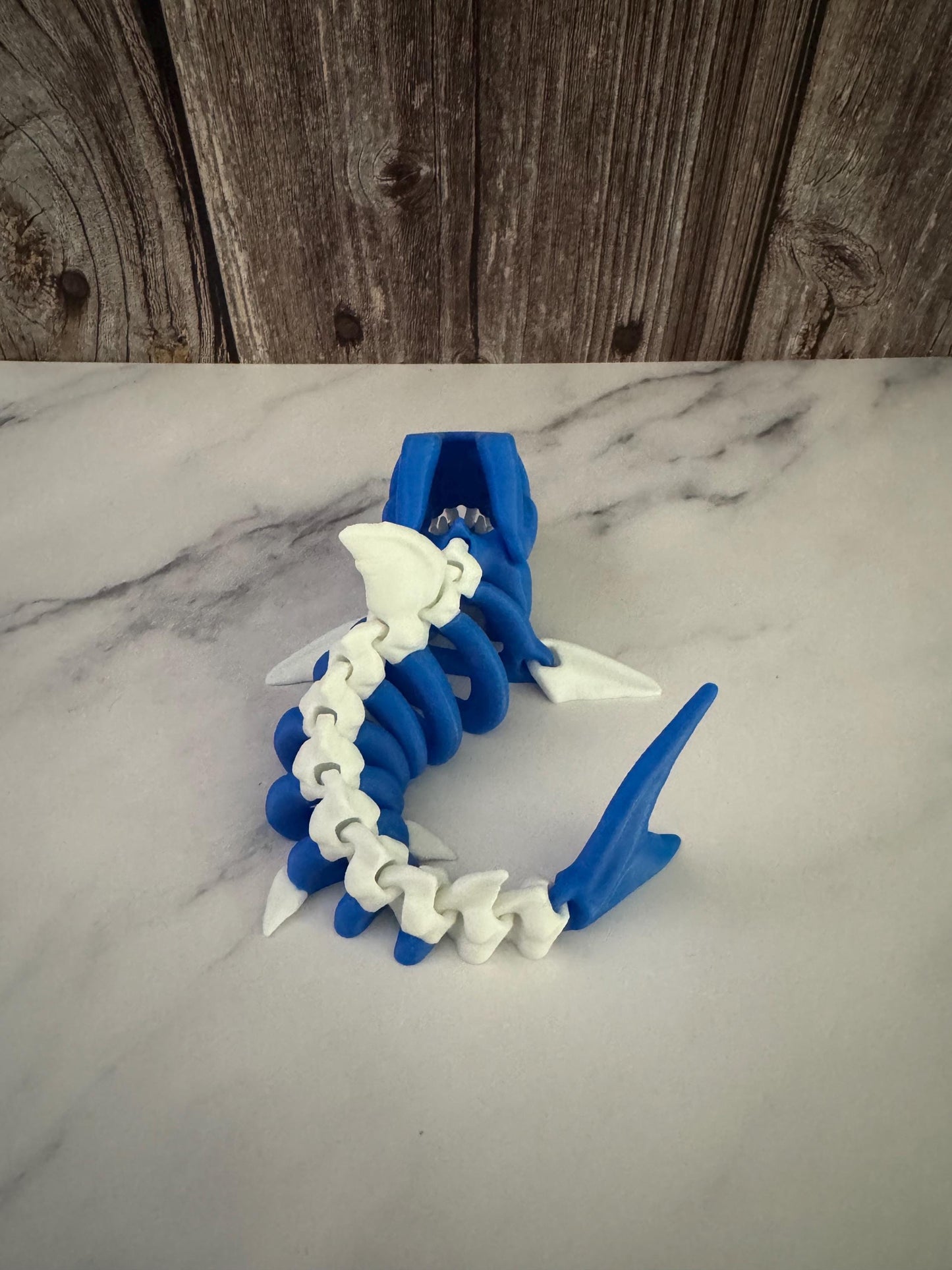 Flexible Blue Shark Toy: Bendable Ocean Predator Figure for Kids, Collectors, and Aquarium Decor