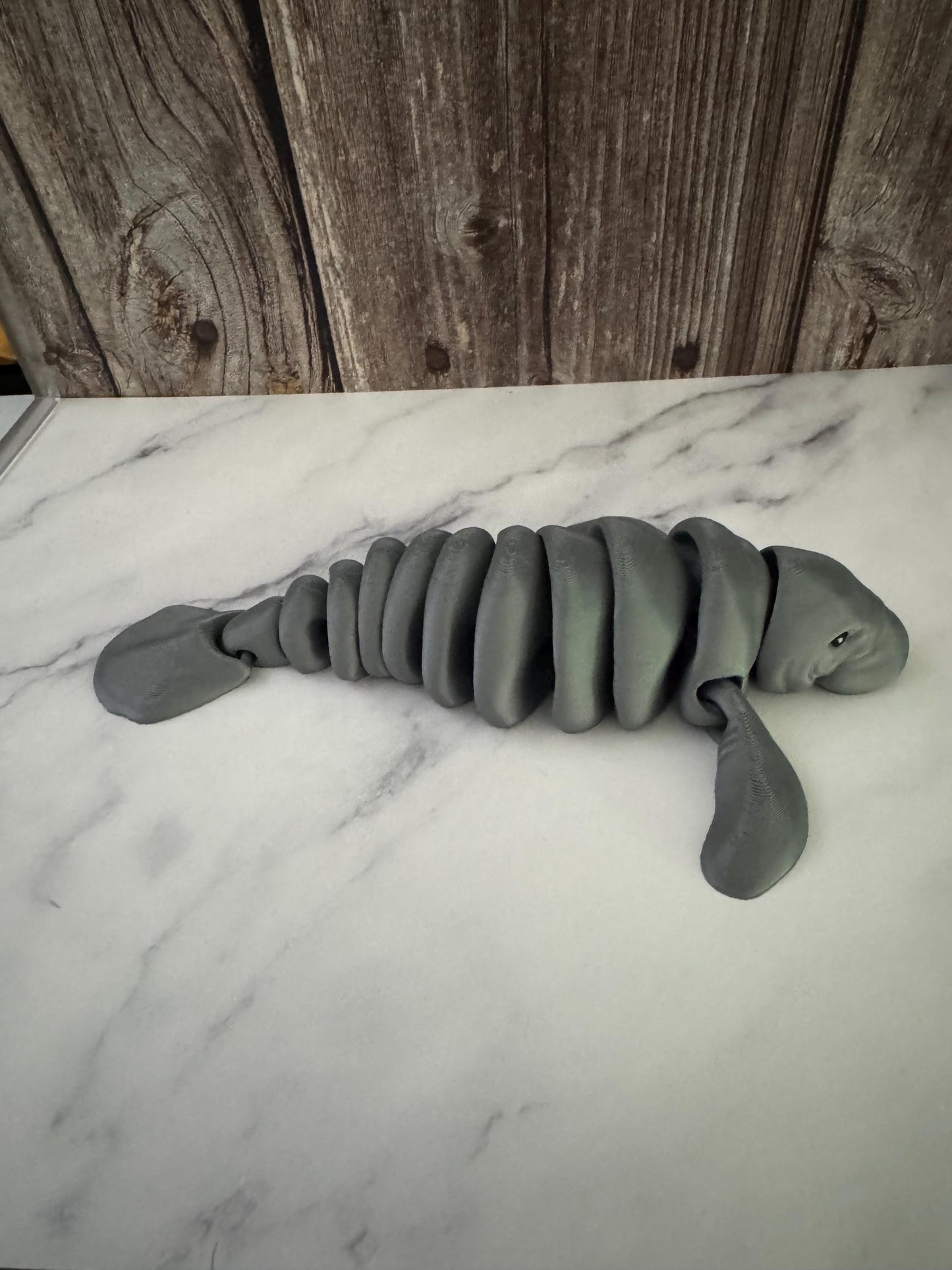 Flexible Manatee Figurine: Bendable Sea Cow Toy for Ocean Lovers, Kids & Marine Life Enthusiasts