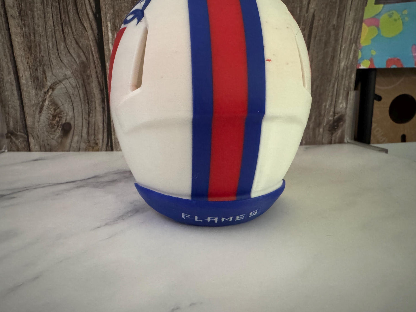 Collegiate Miniature Football Helmet Display: Authentic Collectible Sports Memorabilia for Fans & Graduates