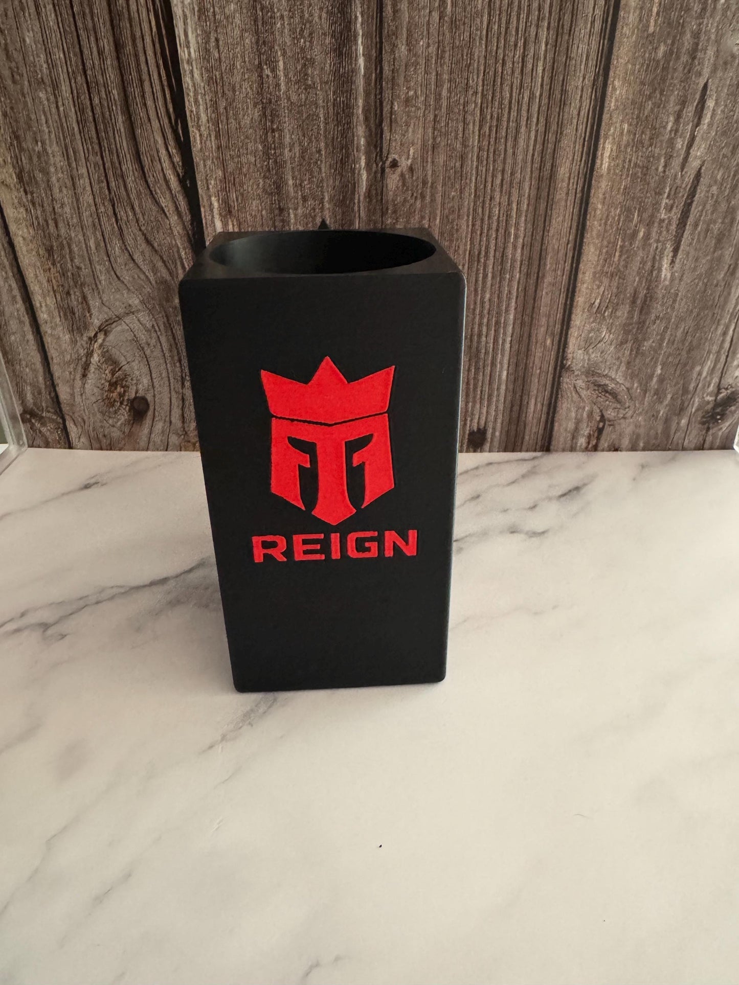 3D Printed Energy Drink Can Holder: Custom 16oz Organizer for Desk, Car - Bang-Inspired Design
