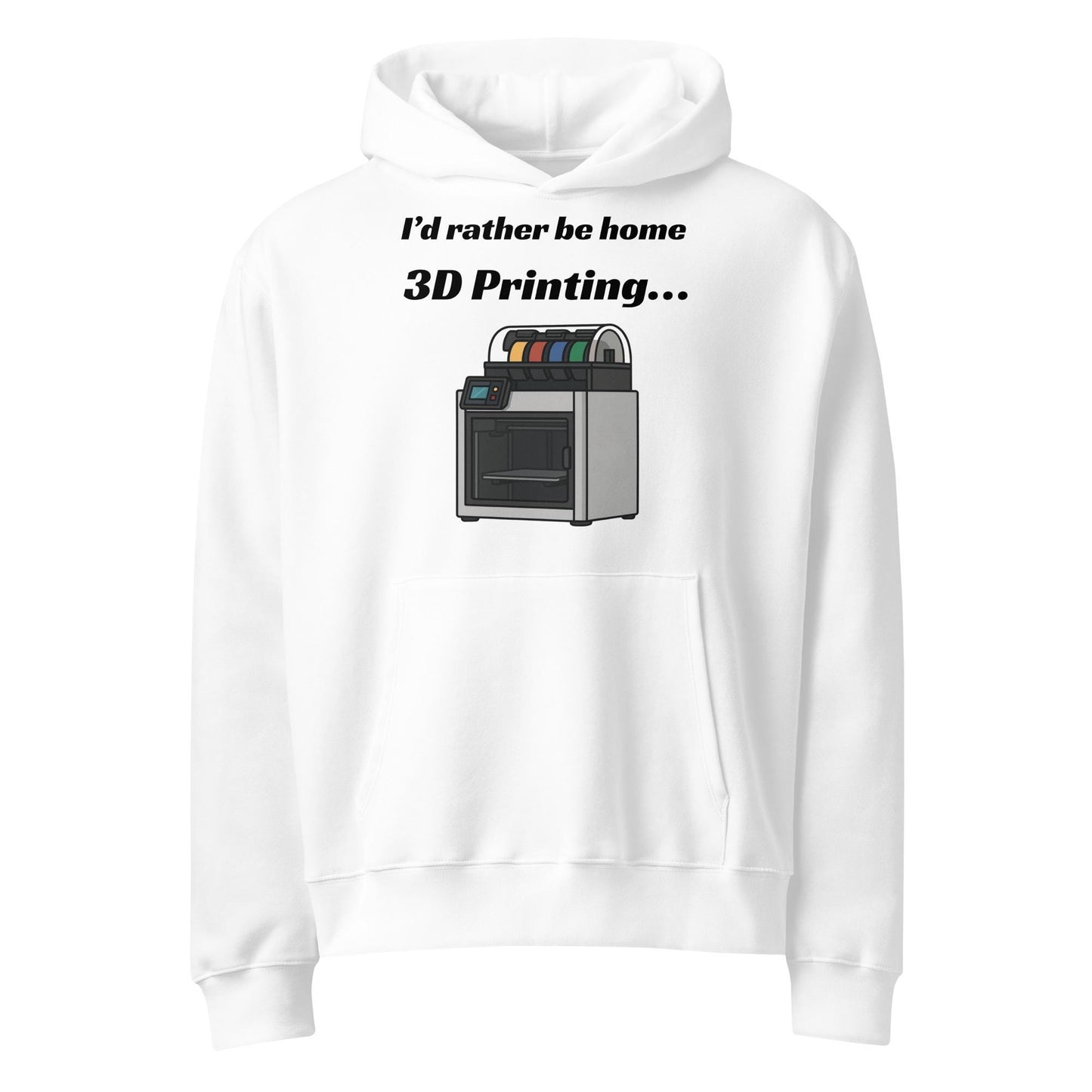 I'd Rather Be Home 3D Printing Oversized heavyweight hoodie