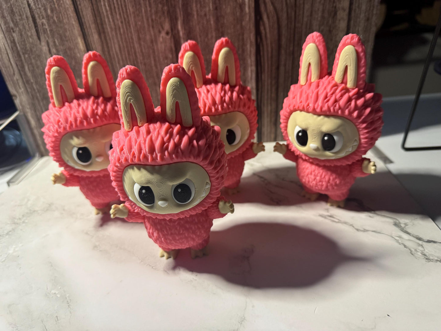 6-inch Rotating-Eyes Labubu Figure: Custom Color 3D Printed Collectible Display Toy