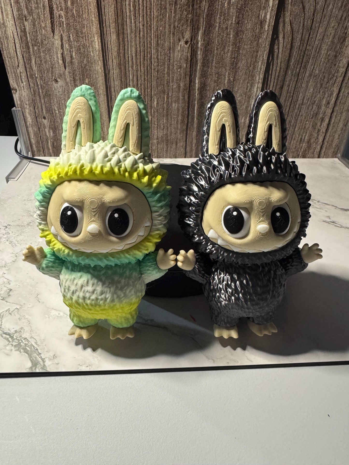 6-inch Rotating-Eyes Labubu Figure: Custom Color 3D Printed Collectible Display Toy