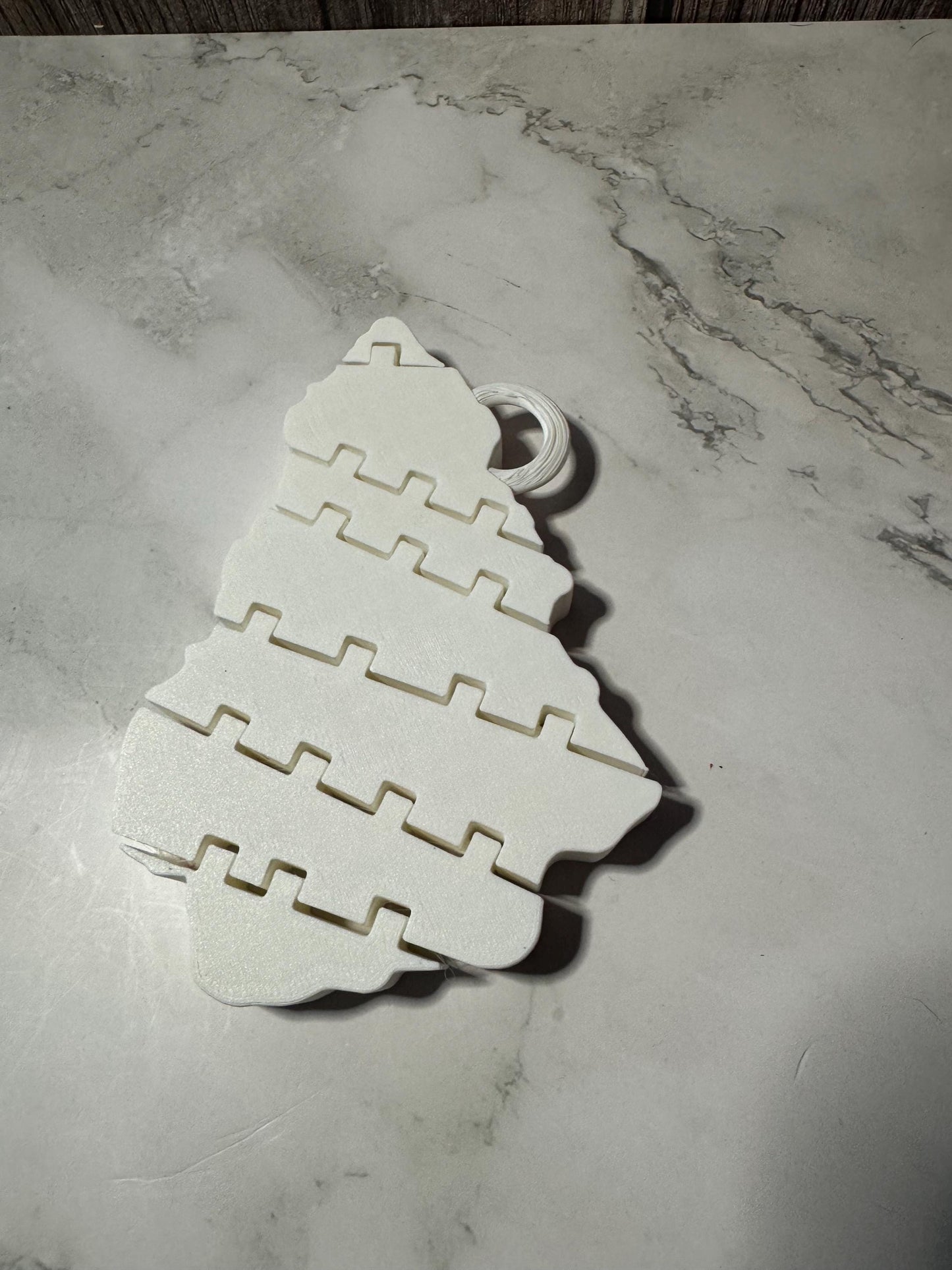 Flexi Little Debbie Christmas Tree Cake 3D Printed Holiday Ornament Keychain Festive Toy