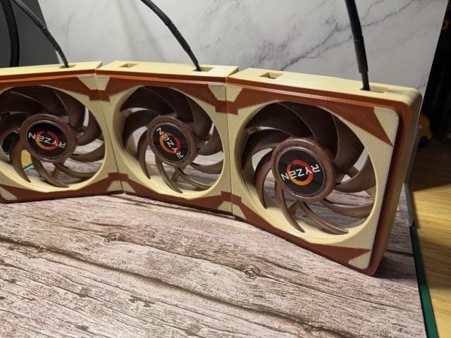NLC Airframe 360mm Modular Fan Shroud - Custom PC Cooling Duct Guard Cover