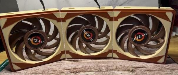 NLC Airframe 360mm Modular Fan Shroud - Custom PC Cooling Duct Guard Cover