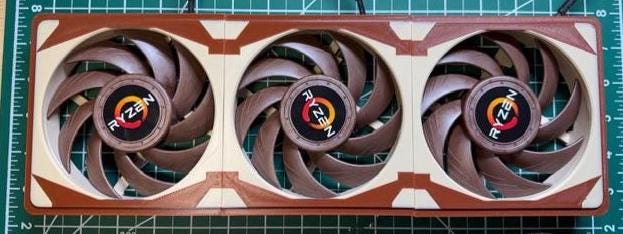 NLC Airframe 360mm Modular Fan Shroud - Custom PC Cooling Duct Guard Cover