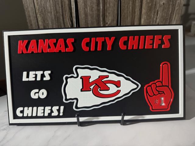Personalized 3D Printed Football Team Plaque: Custom Sports Wall Art